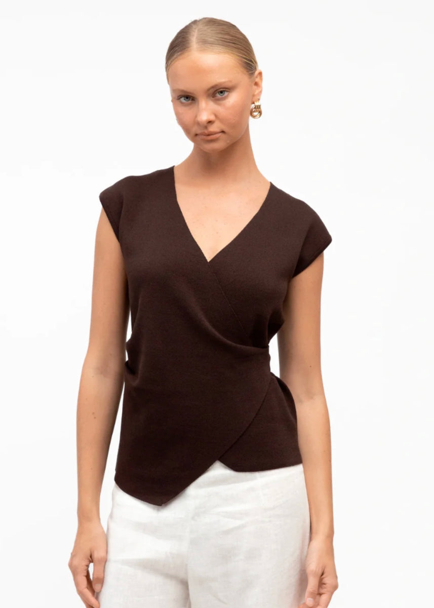 CADE TOP - CHOCOLATE