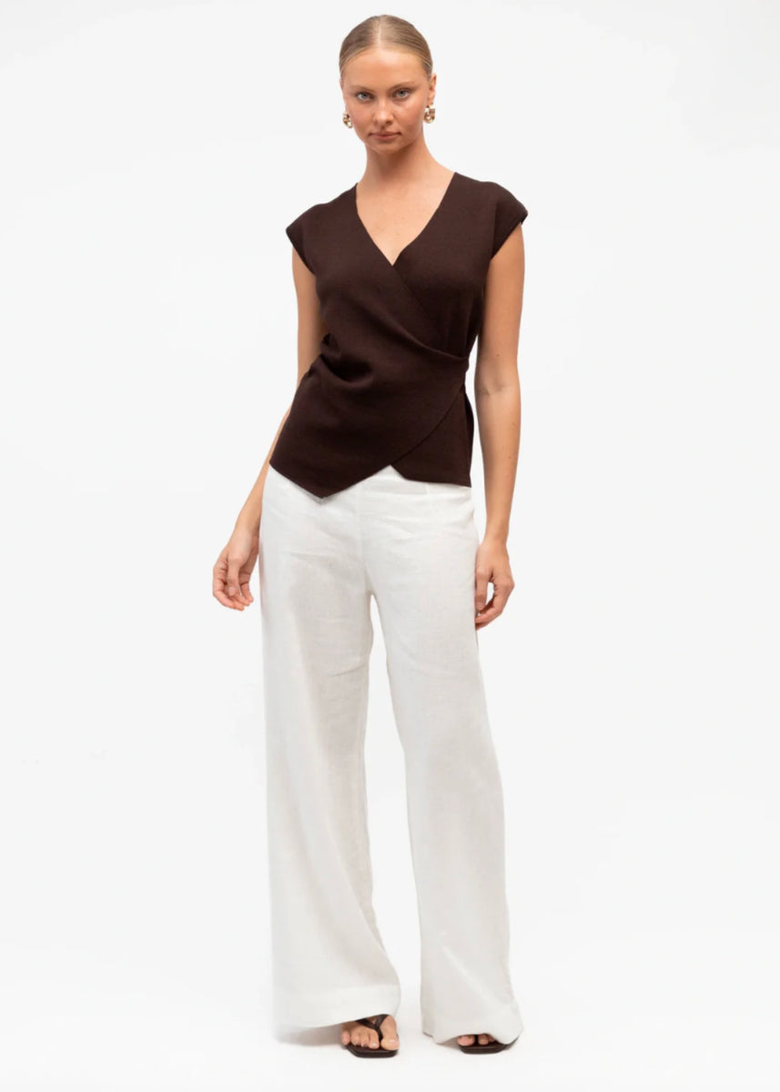 CADE TOP - CHOCOLATE
