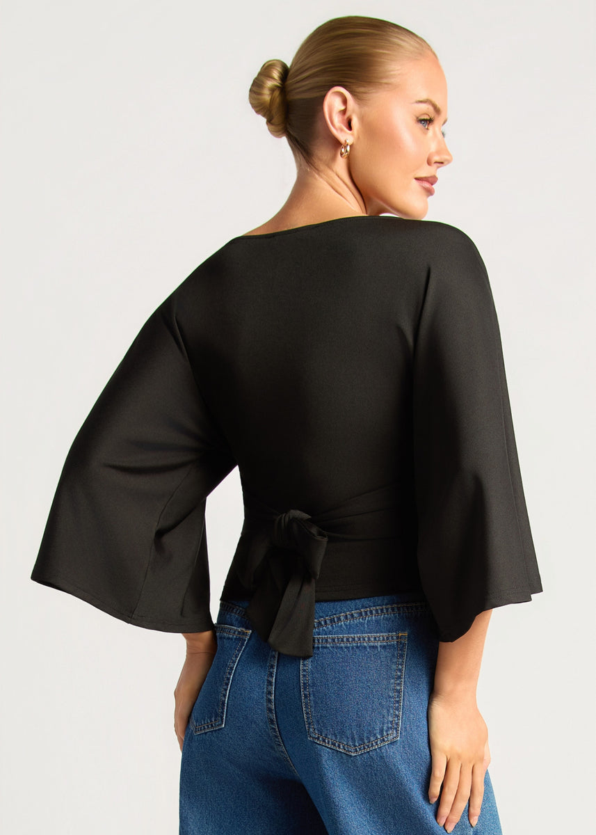 ANNE TOP - BLACK