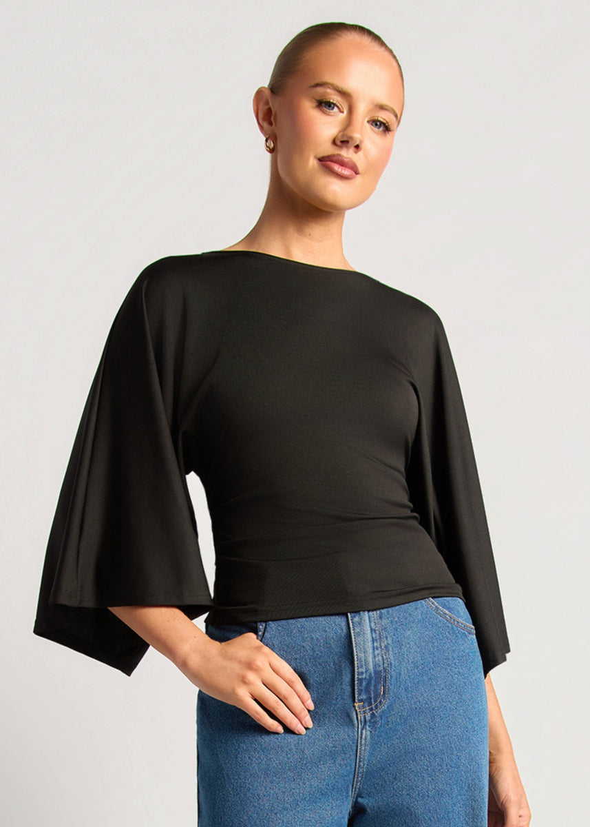 ANNE TOP - BLACK