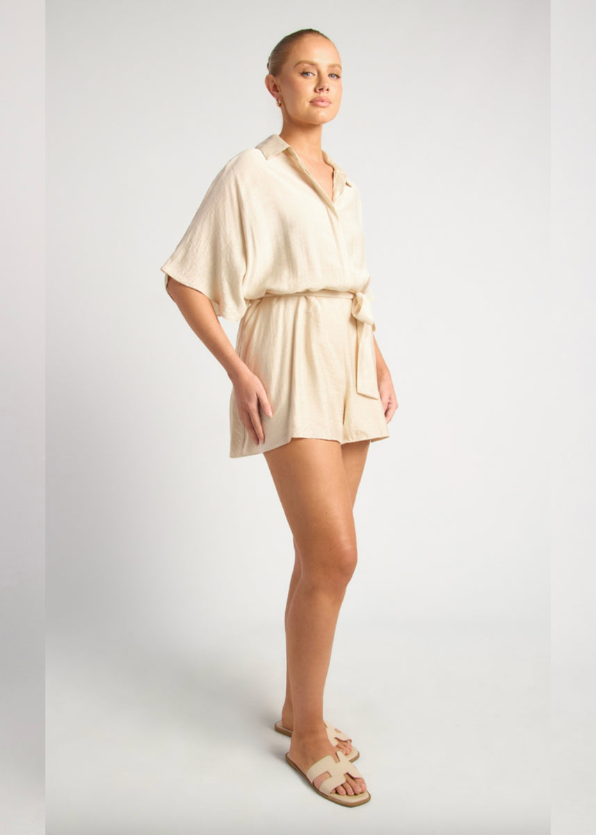 KIMIA PLAYSUIT -BEIGE
