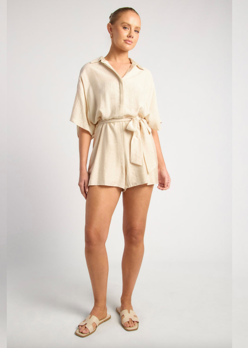 KIMIA PLAYSUIT -BEIGE