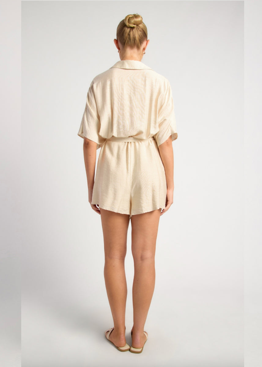 KIMIA PLAYSUIT -BEIGE