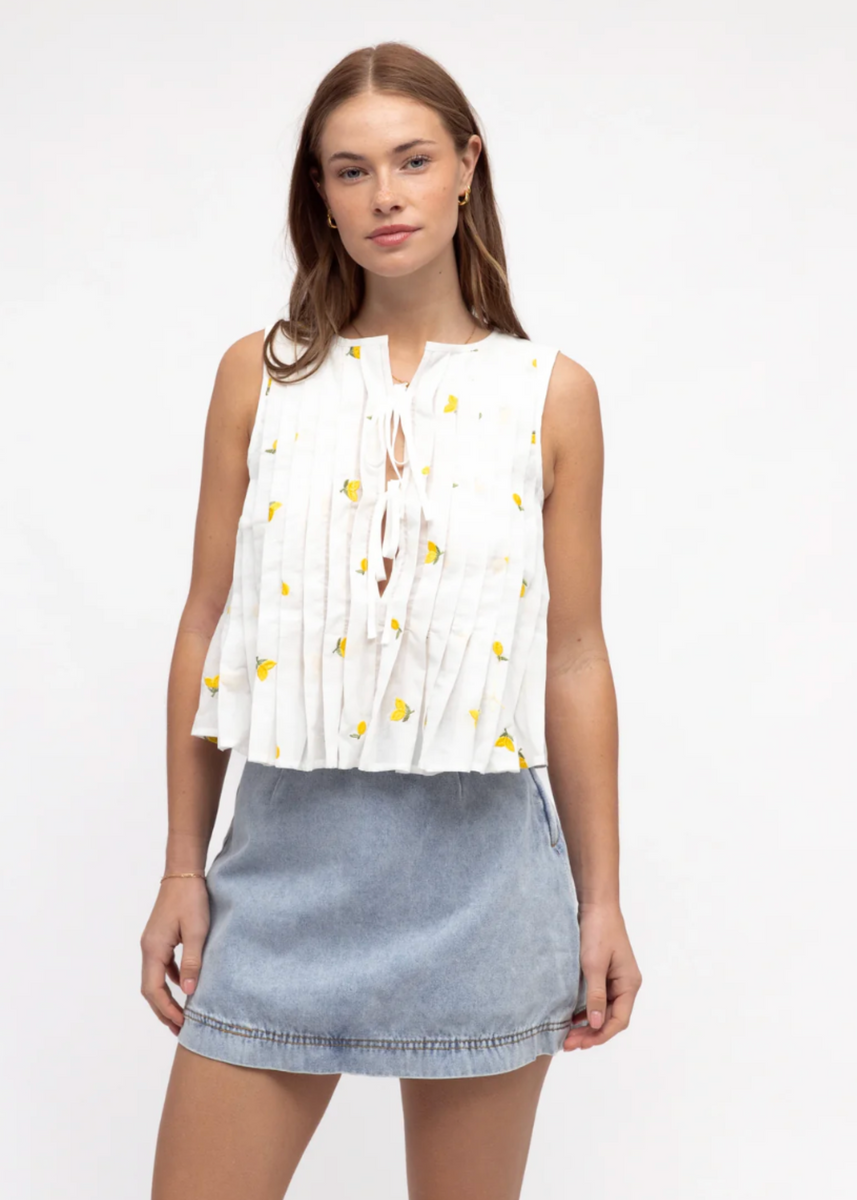 CHLOE TOP - LEMON