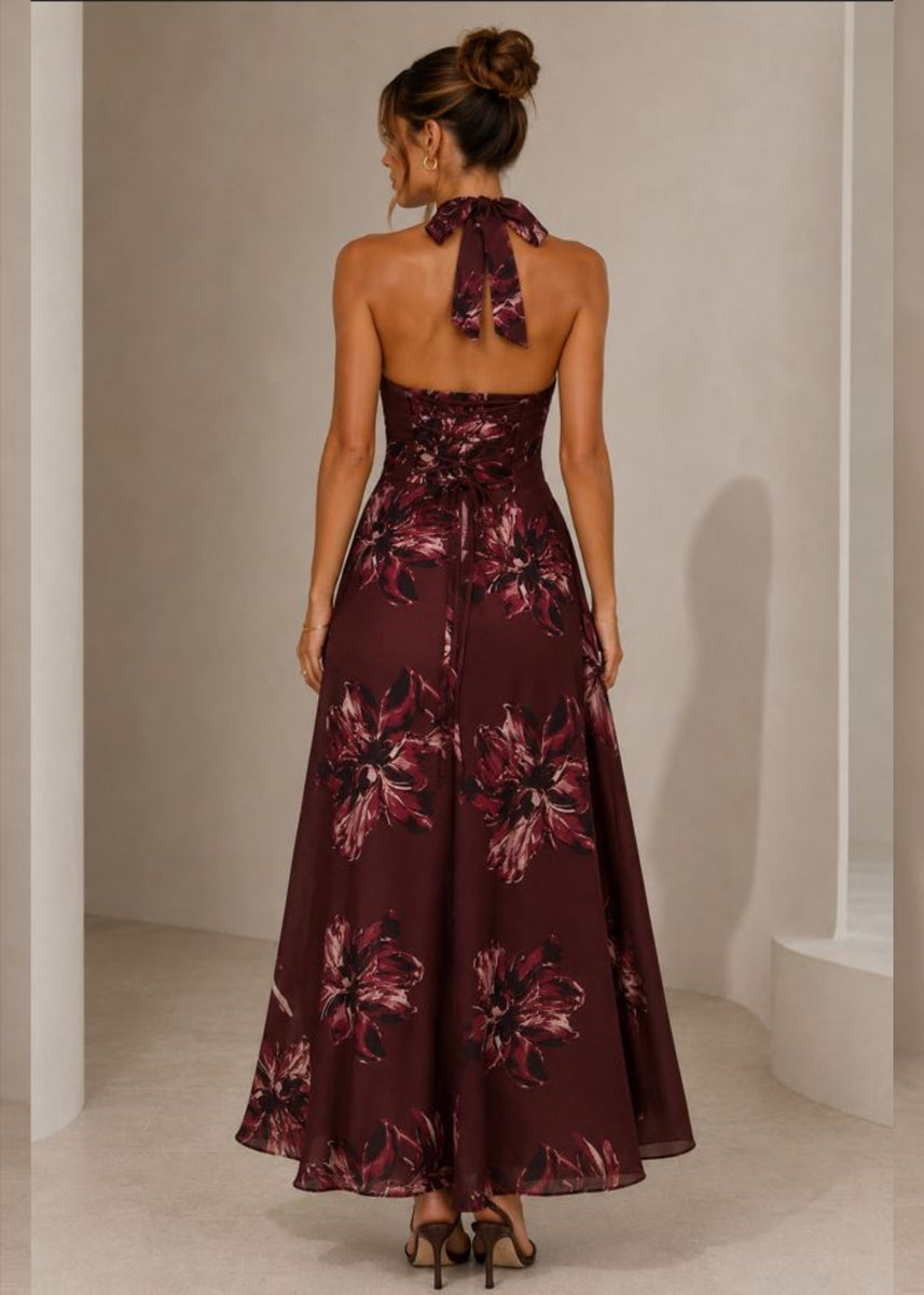 ALLISON DRESS - WINE