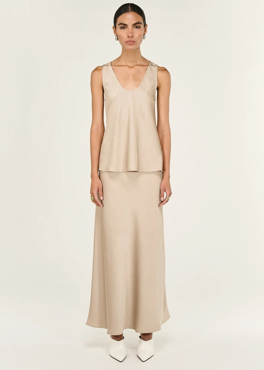 DUSK BIAS MAXI SKIRT