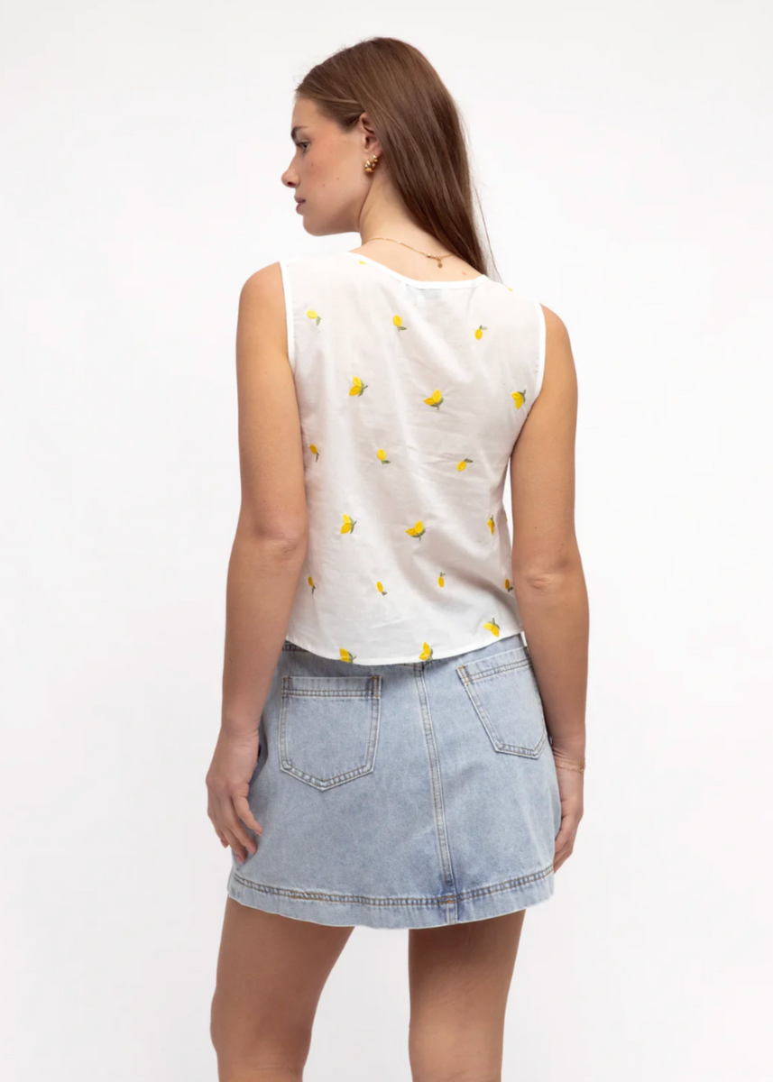 CHLOE TOP - LEMON