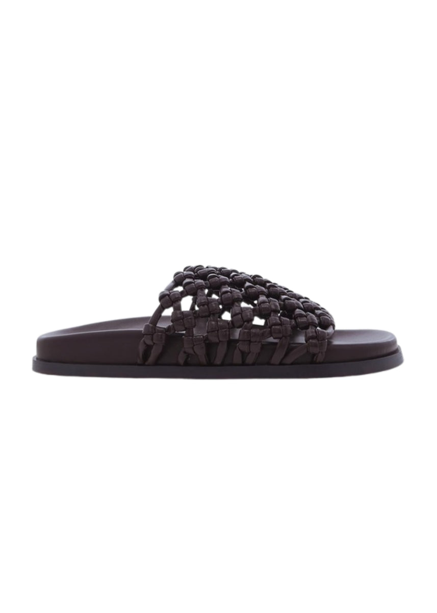 CALLIOPE SANDALS - DARK CHOCOLATE