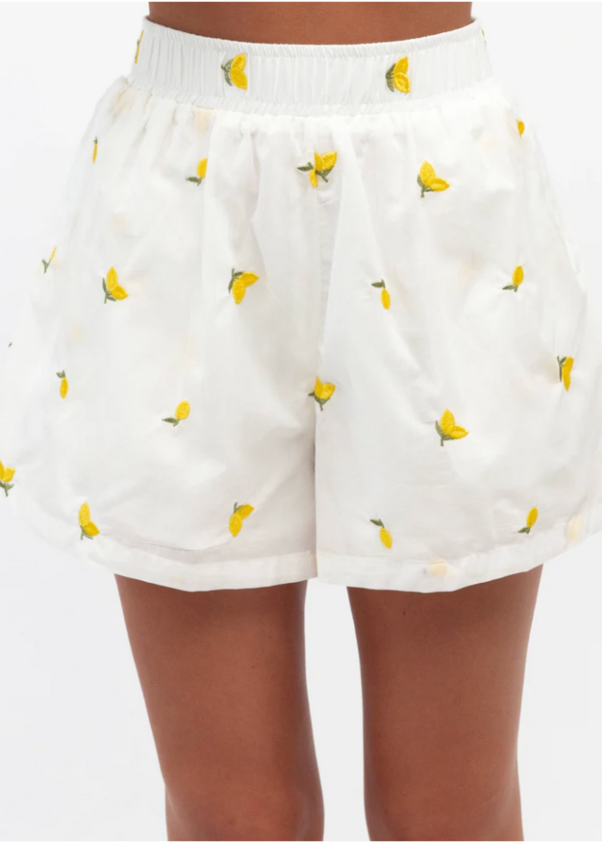CHLOE SHORTS - LEMON