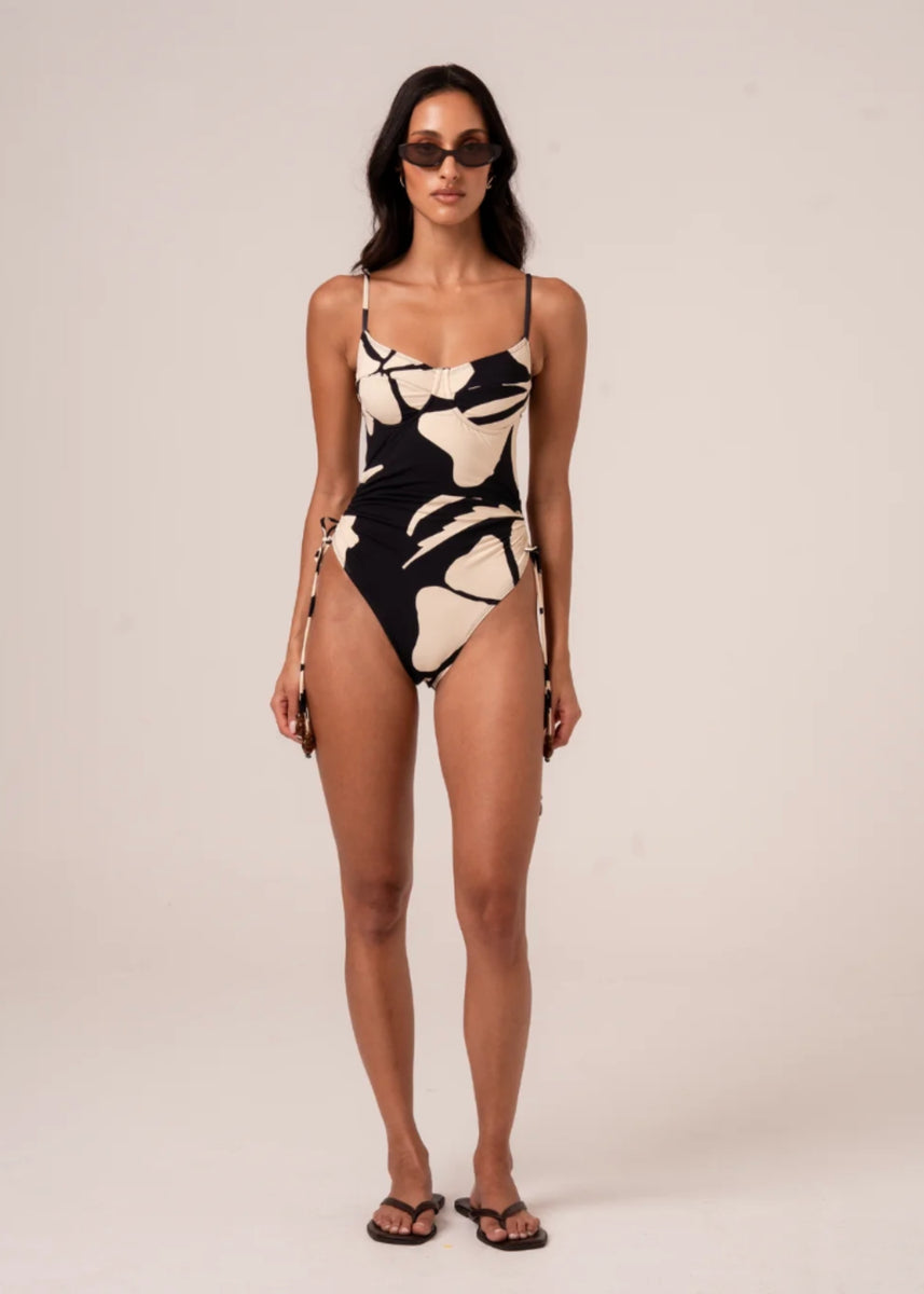 THIN STRAP UNDERWIRE ONE PIECE - BOTANICA