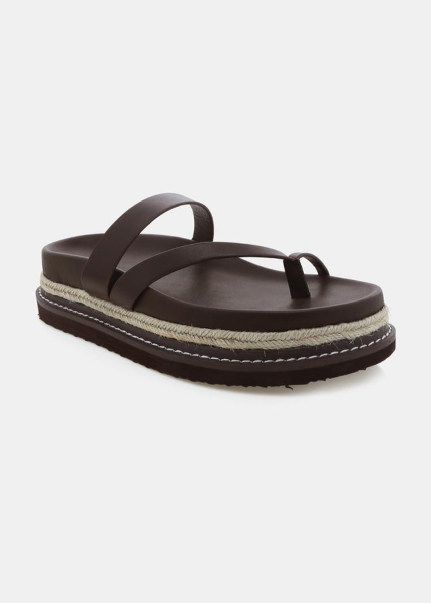 AVERYELLE SANDALS - CHOCOLATE