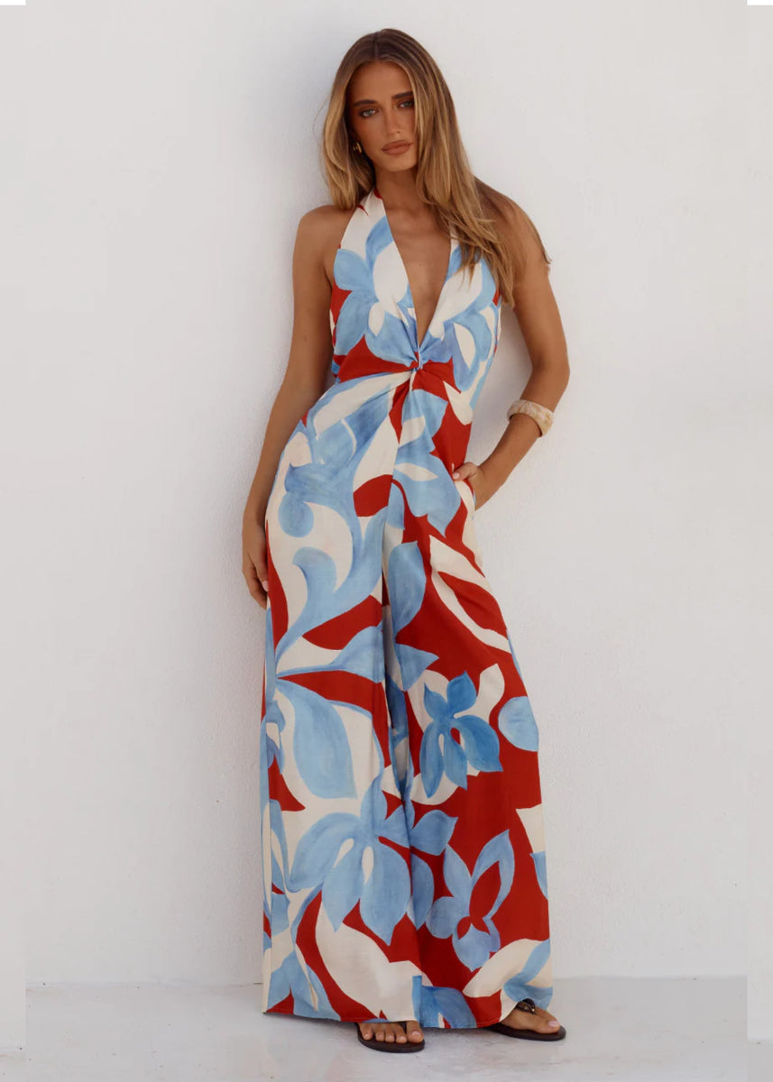 ARLETTE HALTER JUMPSUIT