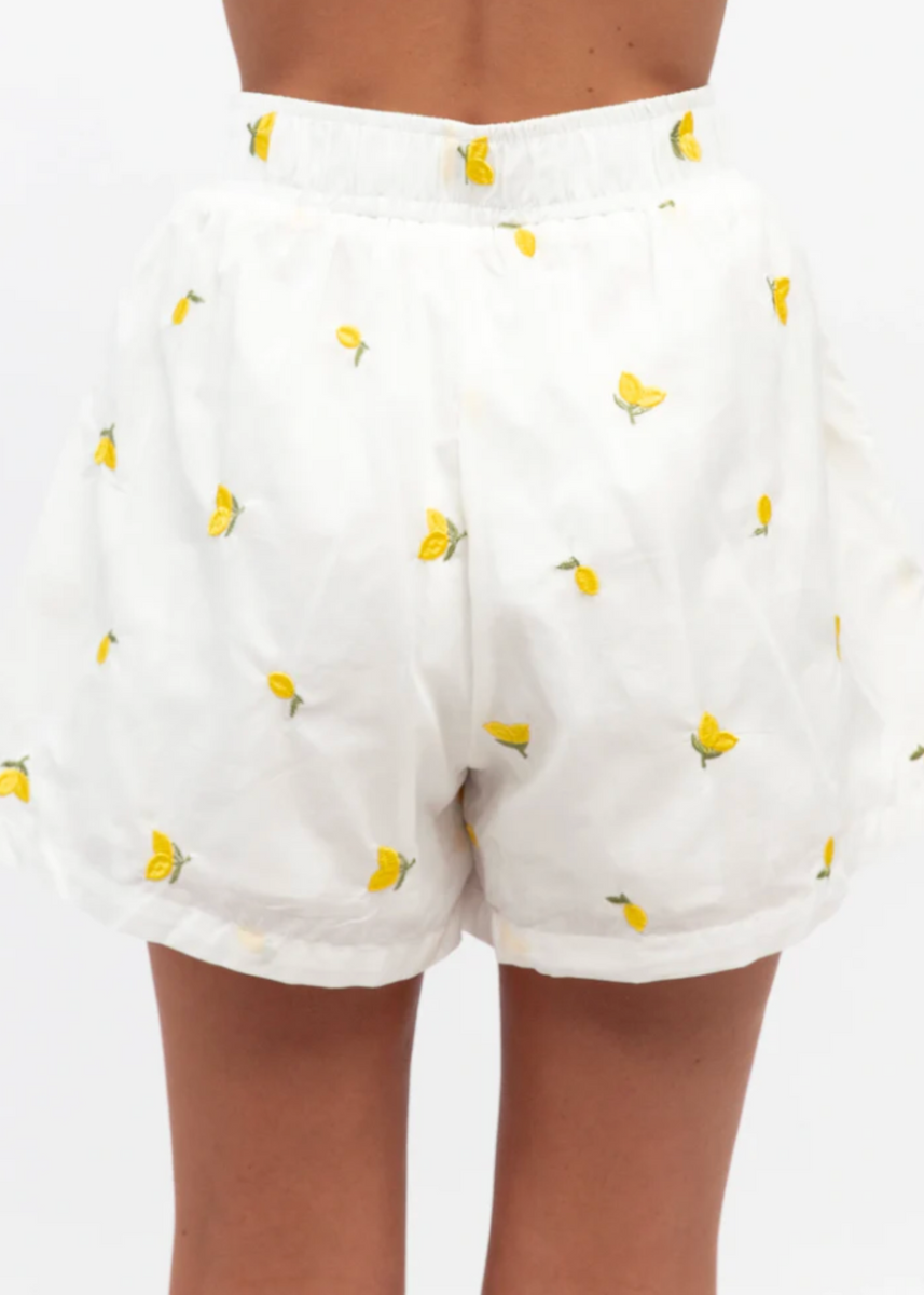 CHLOE SHORTS - LEMON