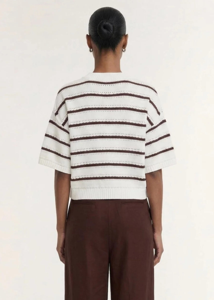 PILLAR STRIPE KNIT TEE