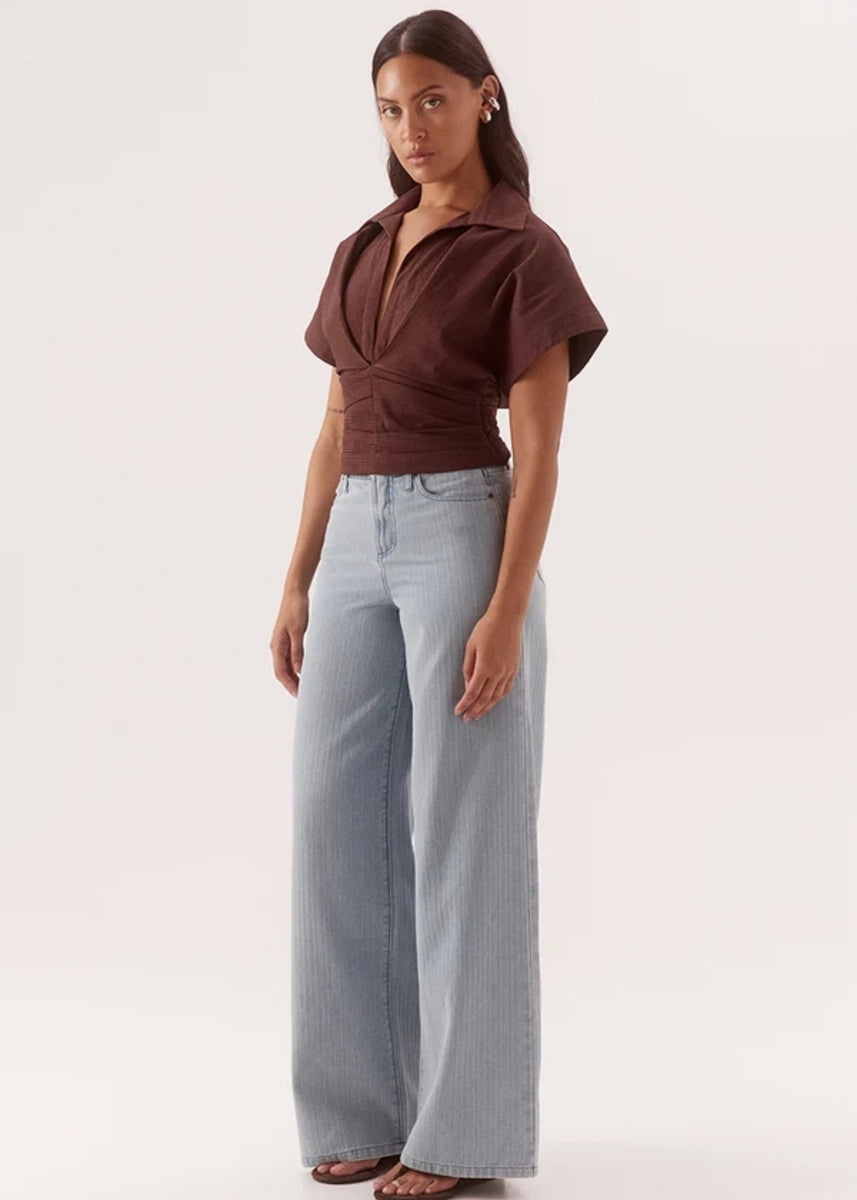 LYRA SHIRT - CHOCOLATE