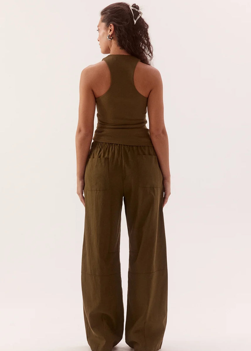 LORA TANK - DEEP KHAKI