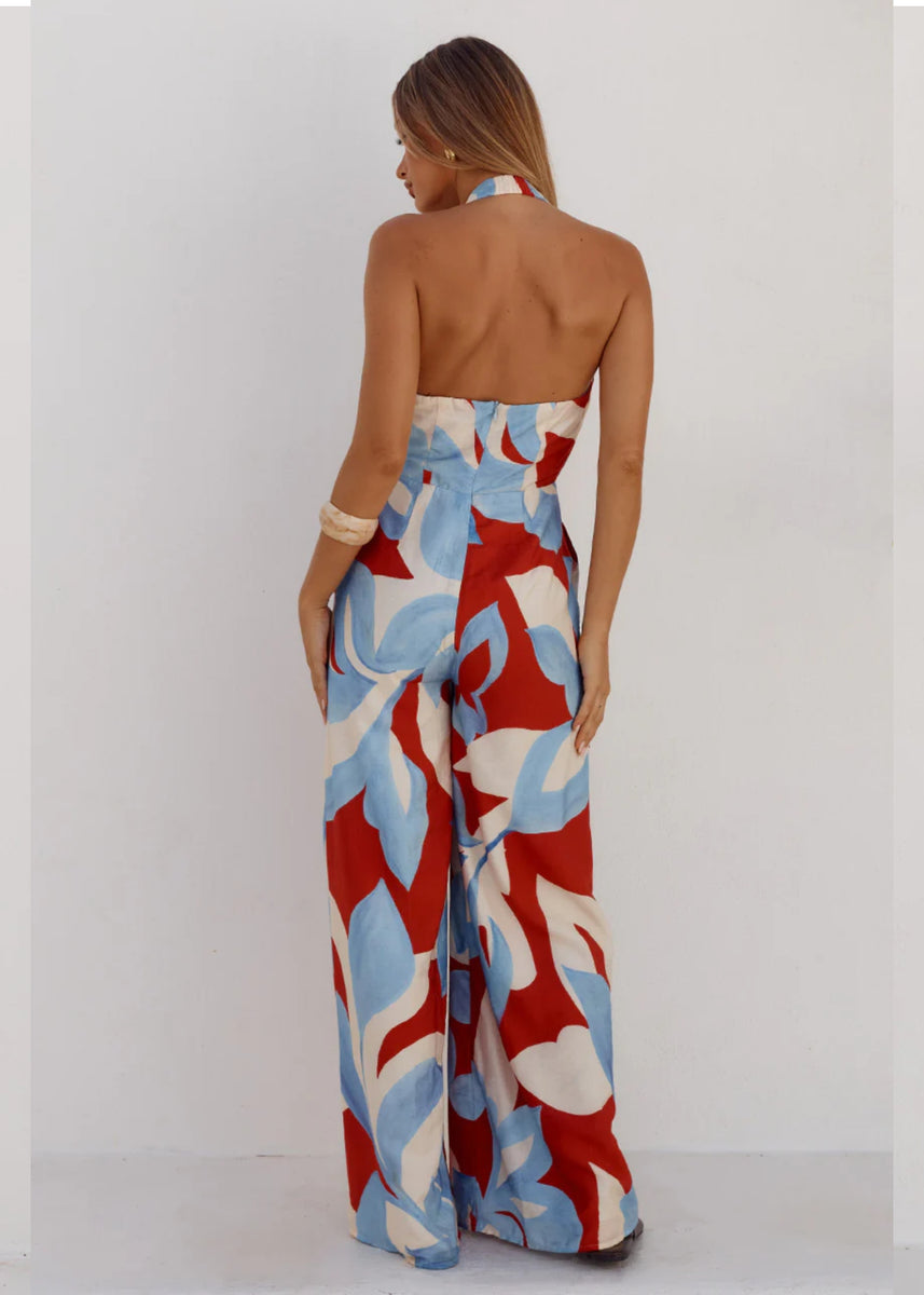 ARLETTE HALTER JUMPSUIT