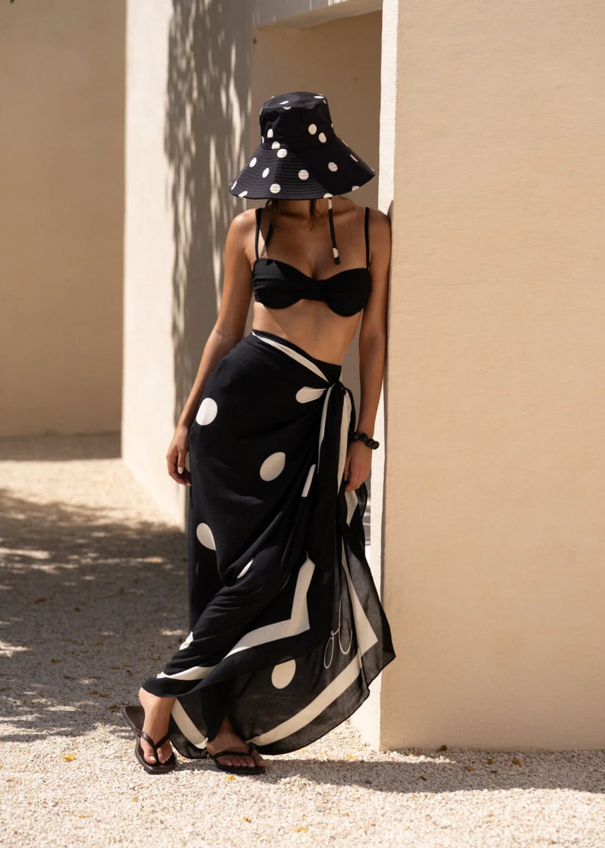 SARONG - NOIR DOT