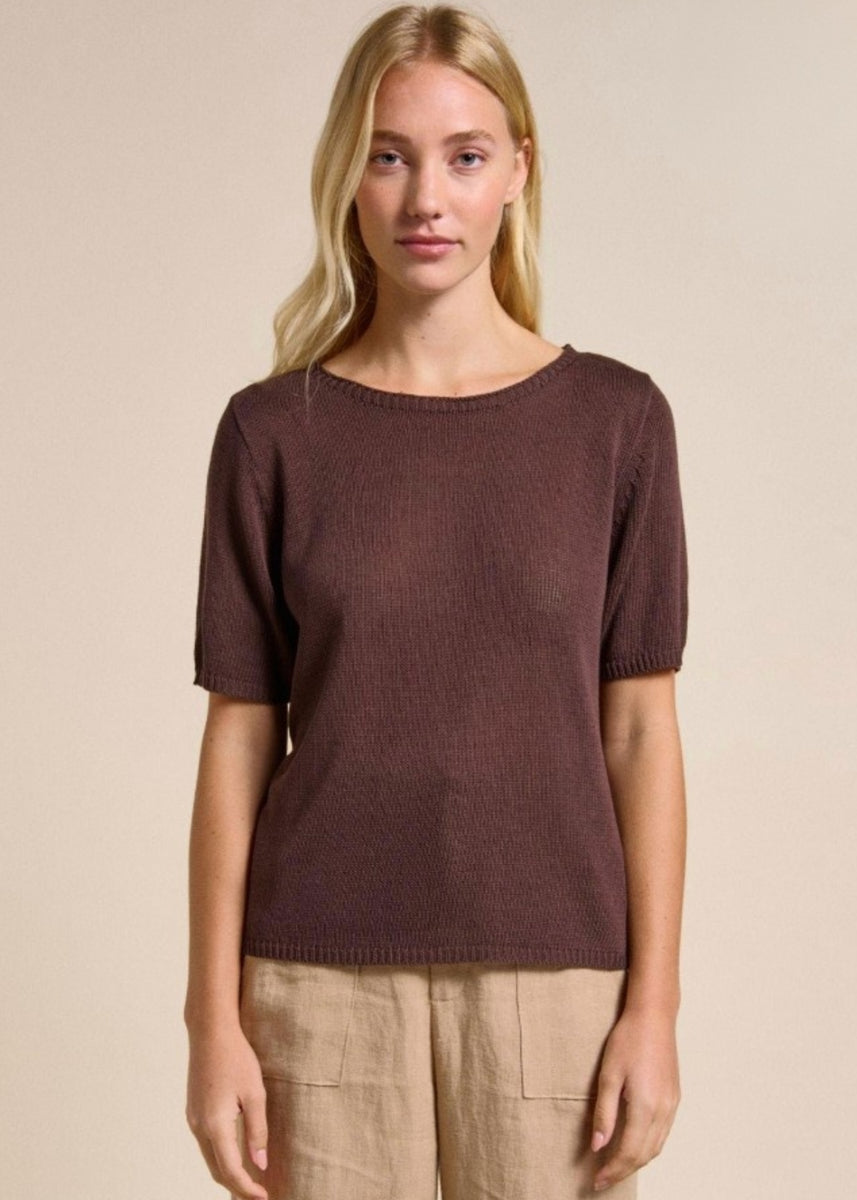 SUMMER TEE - CHOCOLATE