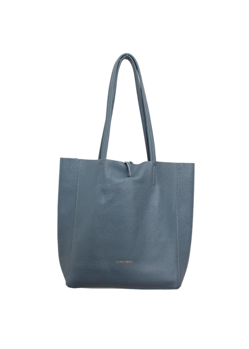 MAISON FANLI MEDIUM TOTE - DUSTY BLUE