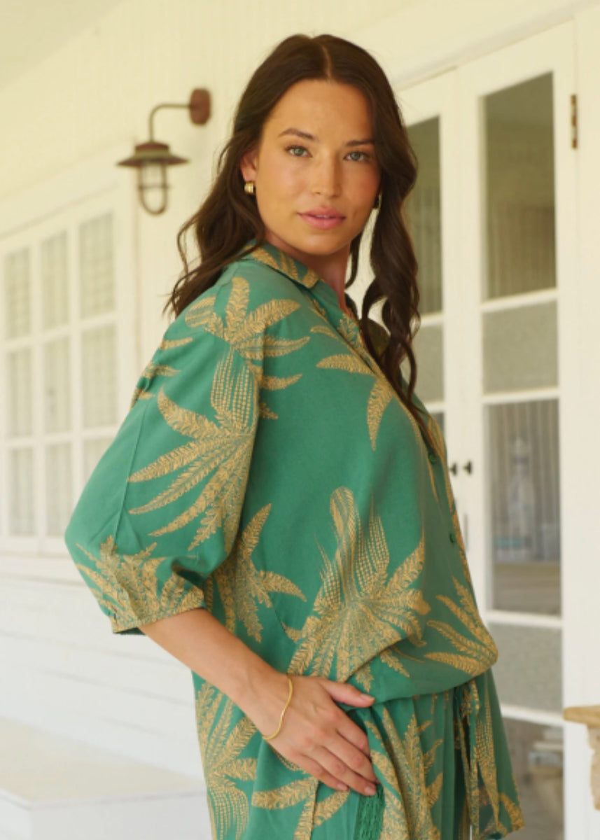 CICI PANTS - ISLAND LUXE PRINT