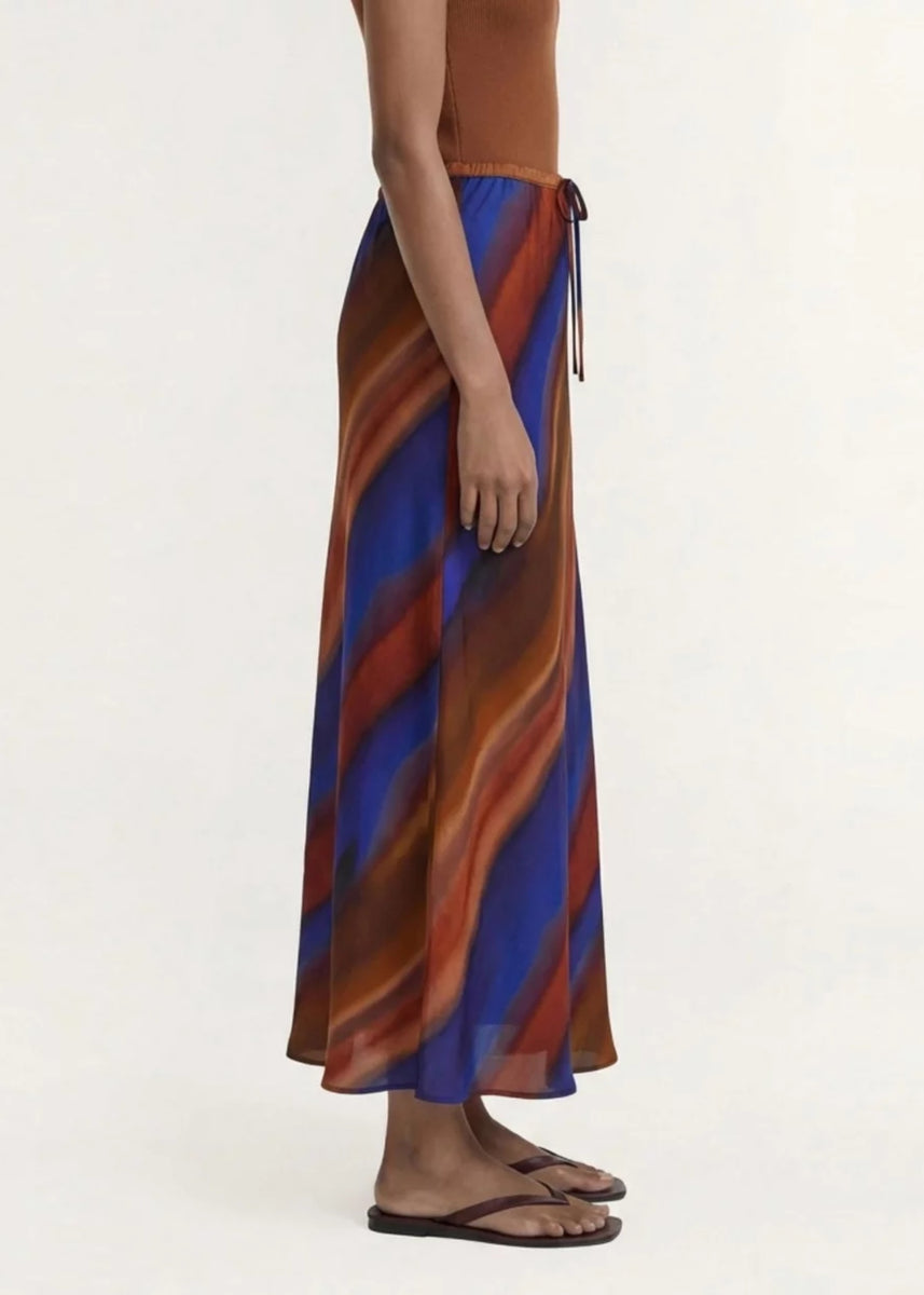VISTA BIAS MAXI SKIRT