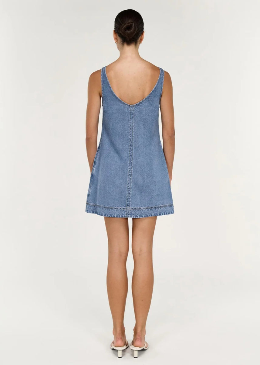 TALIA CHAMBRAY MINI DRESS