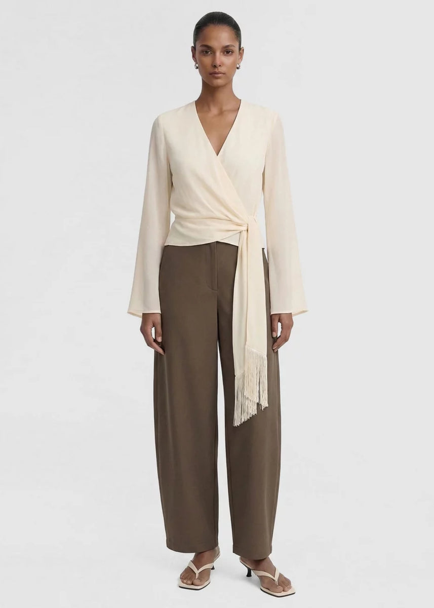 WILLOW WRAP BLOUSE