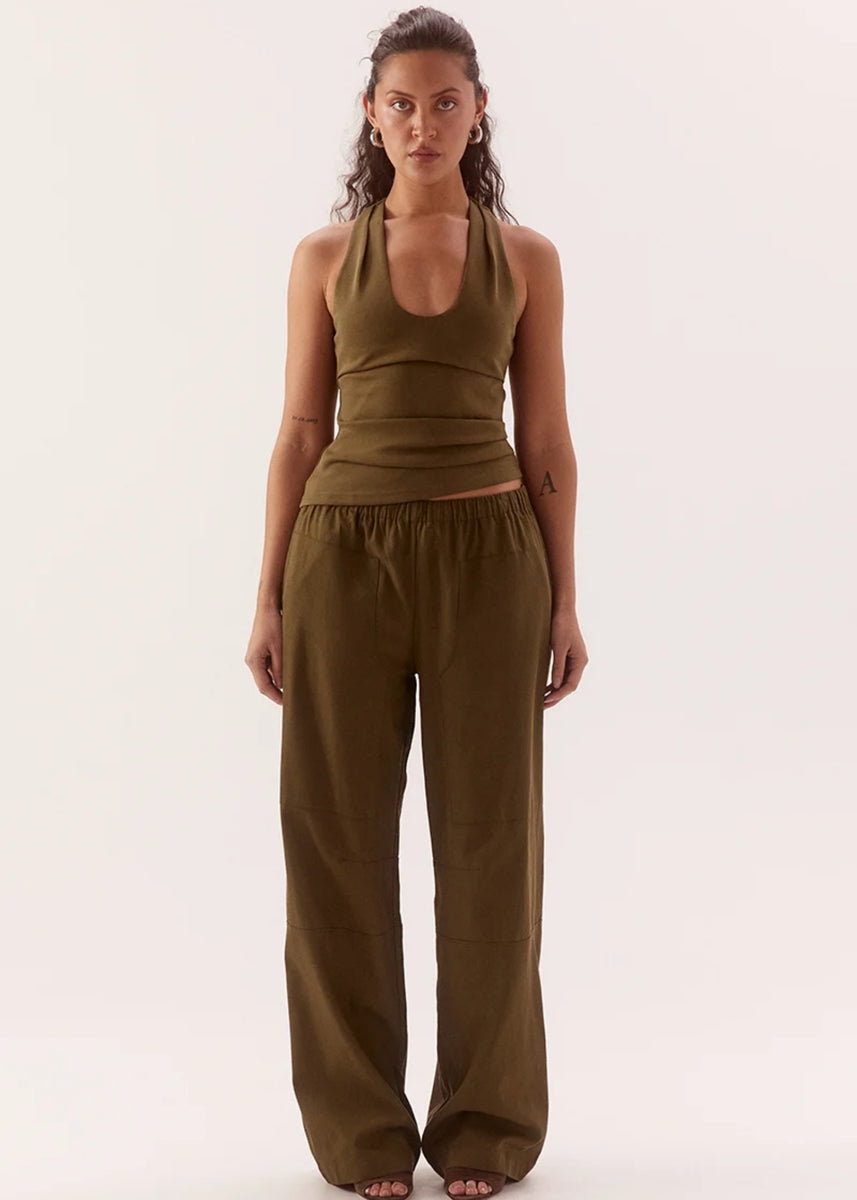 LORA TANK - DEEP KHAKI