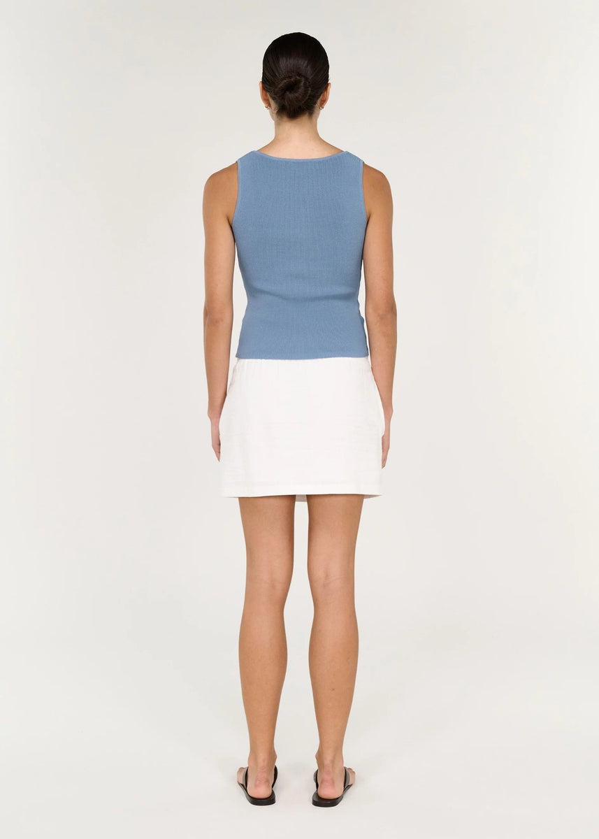 ELVA V NECK KNIT TOP