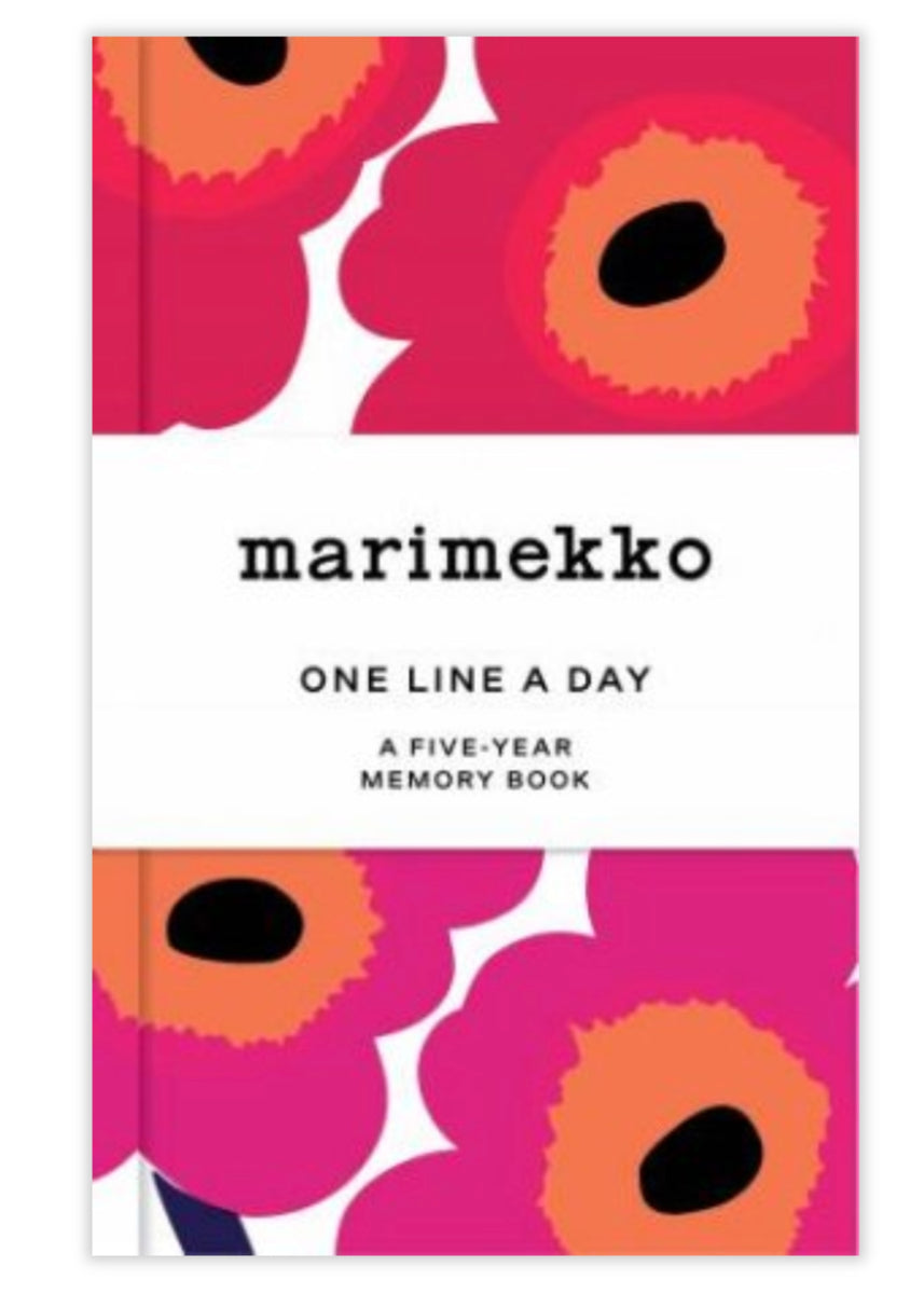 MARIMEKKO ONE LINE A DAY JOURNAL - RED