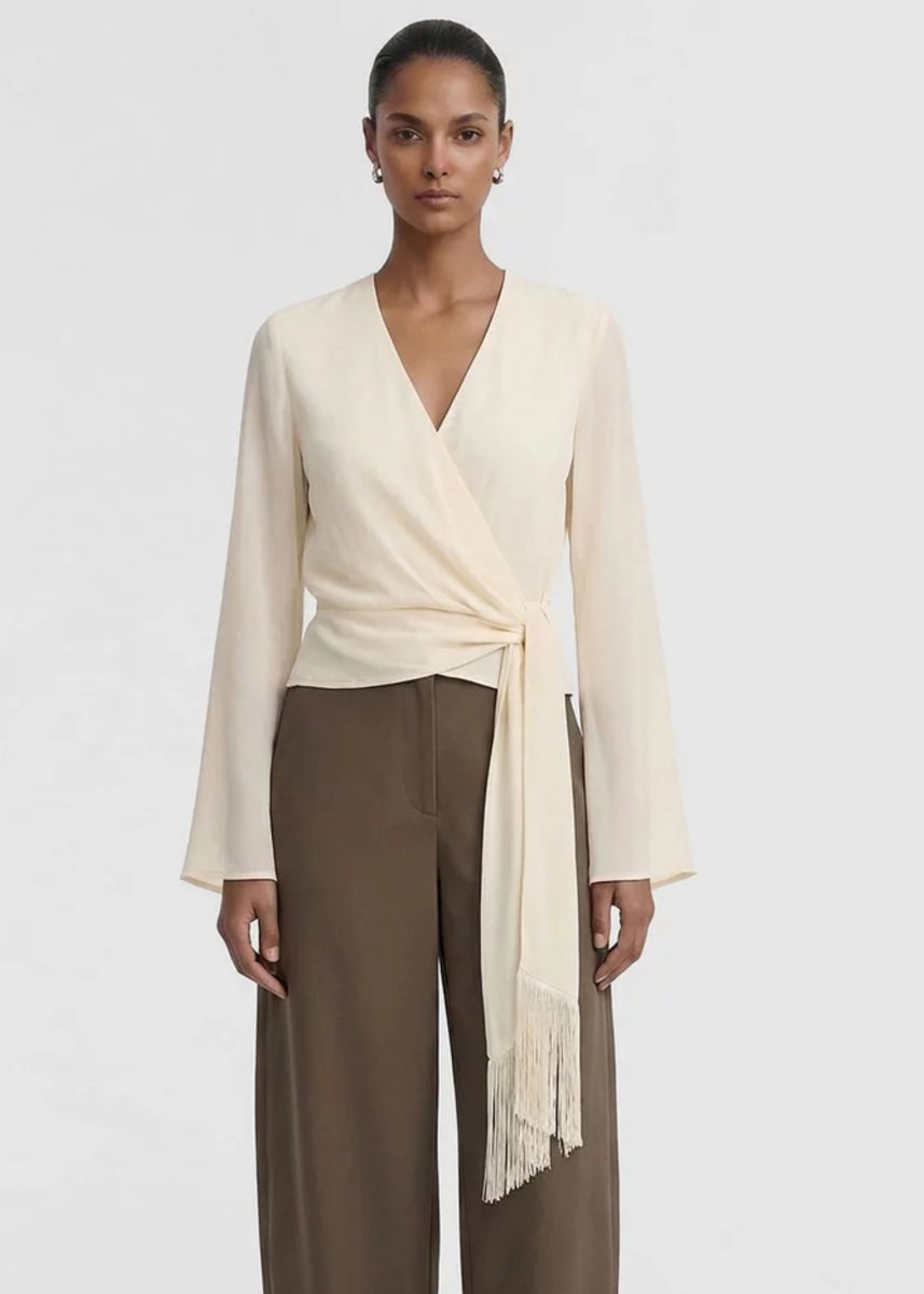 WILLOW WRAP BLOUSE