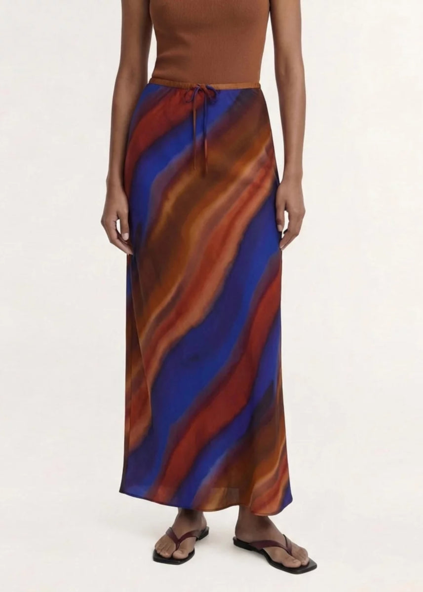VISTA BIAS MAXI SKIRT