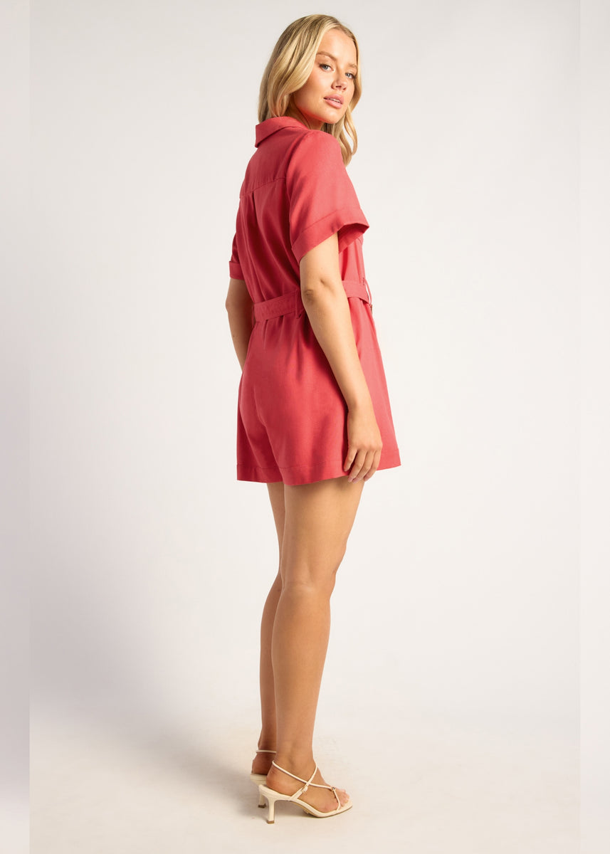 LUKA PLAYSUIT - WATERMELON