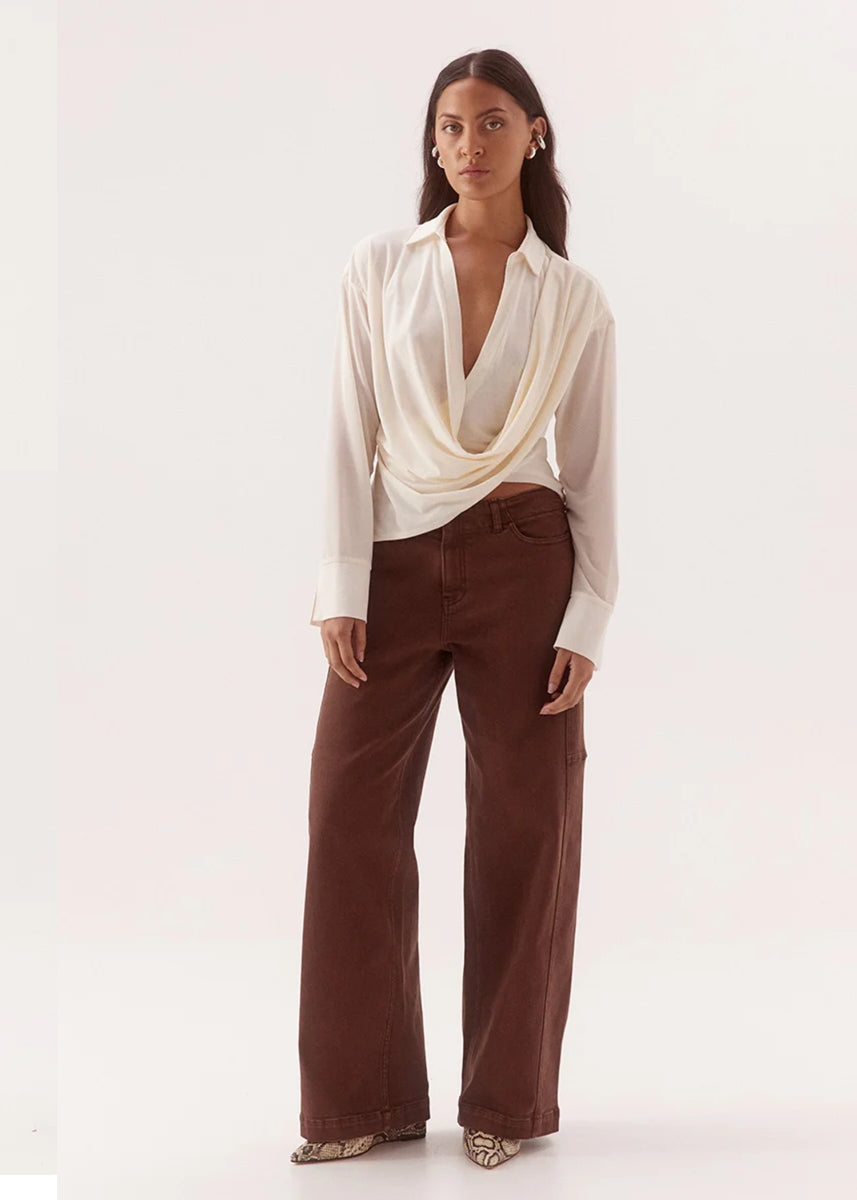 SELEN SHIRT - CHALK