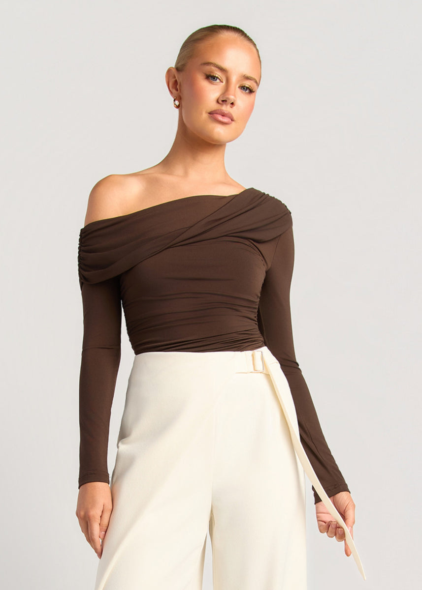 ANAIS TOP - CHOCOLATE