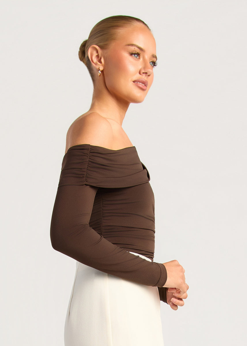 ANAIS TOP - CHOCOLATE
