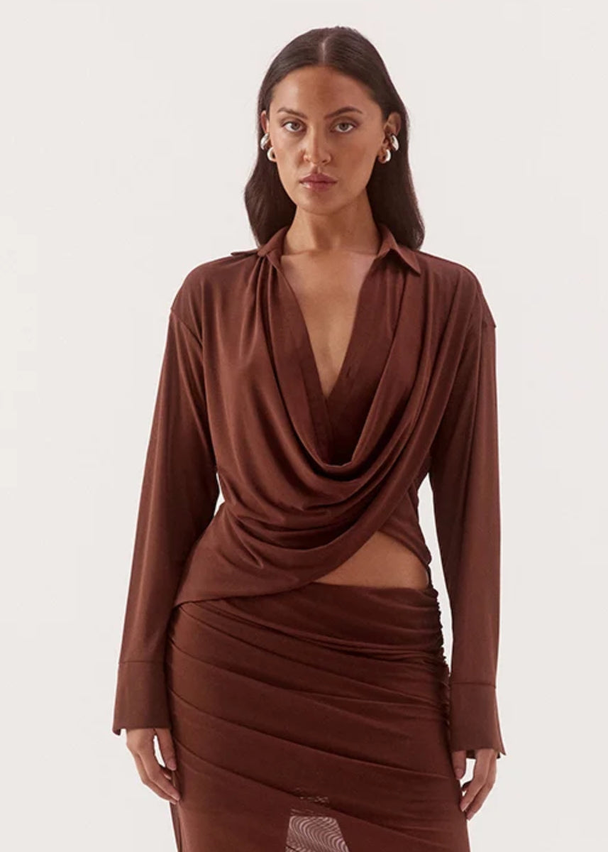 SELEN SHIRT - MOCHA