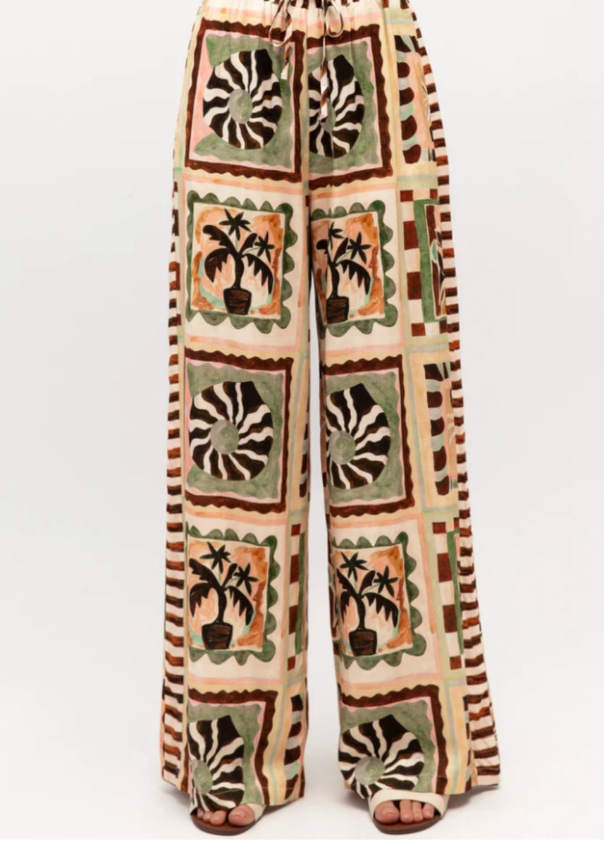 TILED IN TUSCANY PANTS
