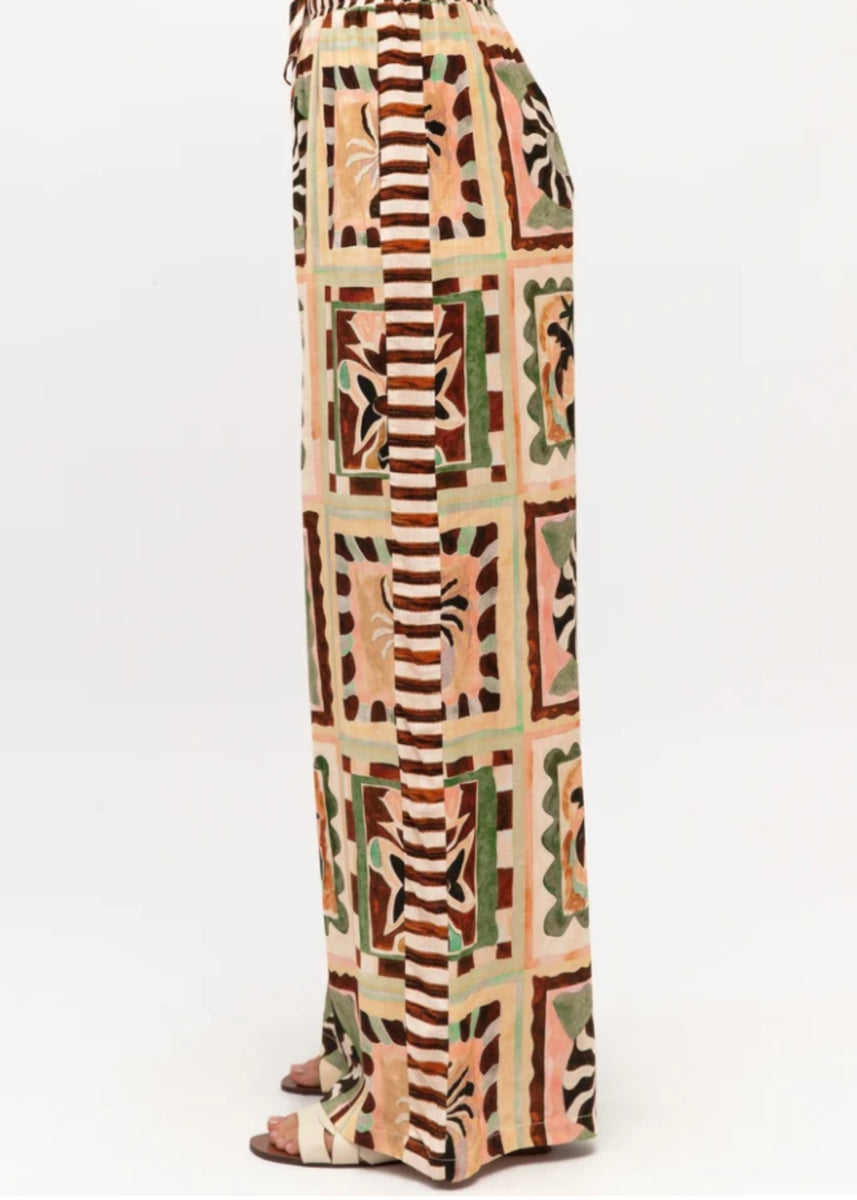 TILED IN TUSCANY PANTS