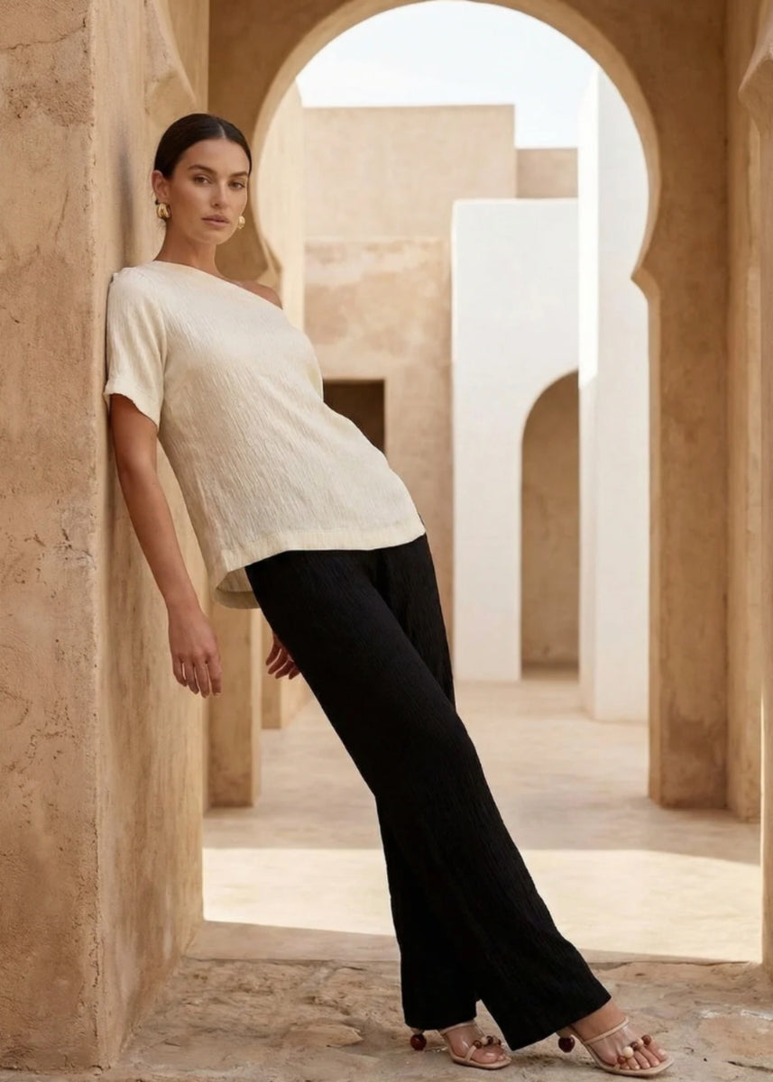 LENORE TOP - CREAM