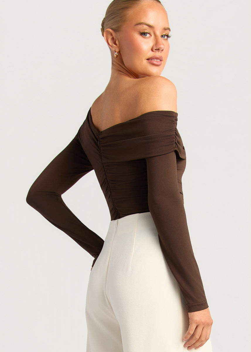 ANAIS TOP - CHOCOLATE