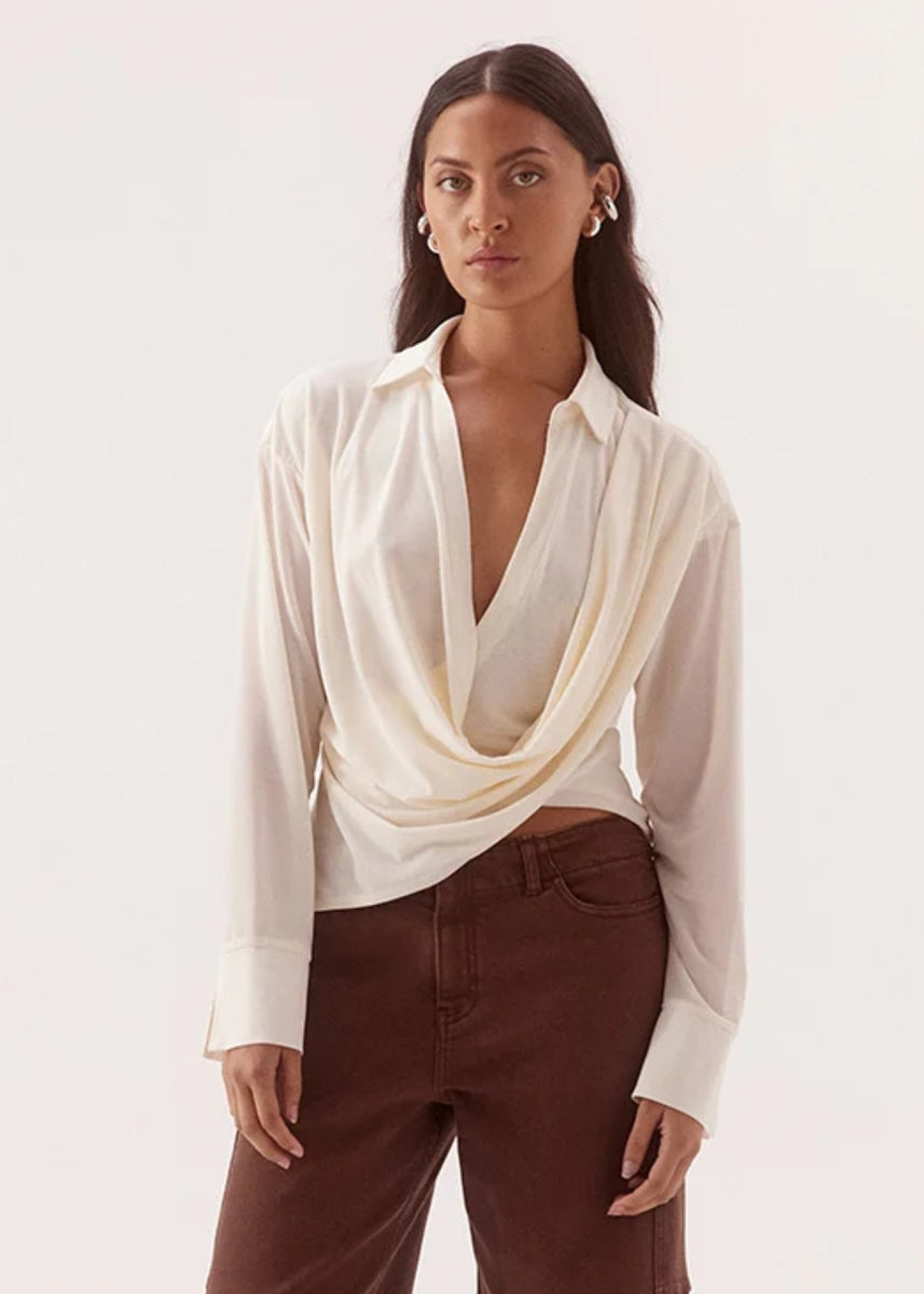 SELEN SHIRT - CHALK