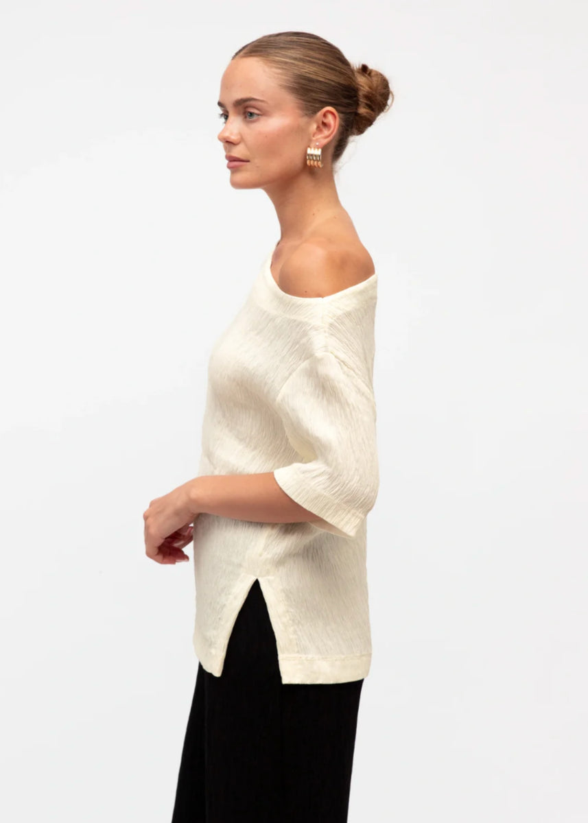LENORE TOP - CREAM