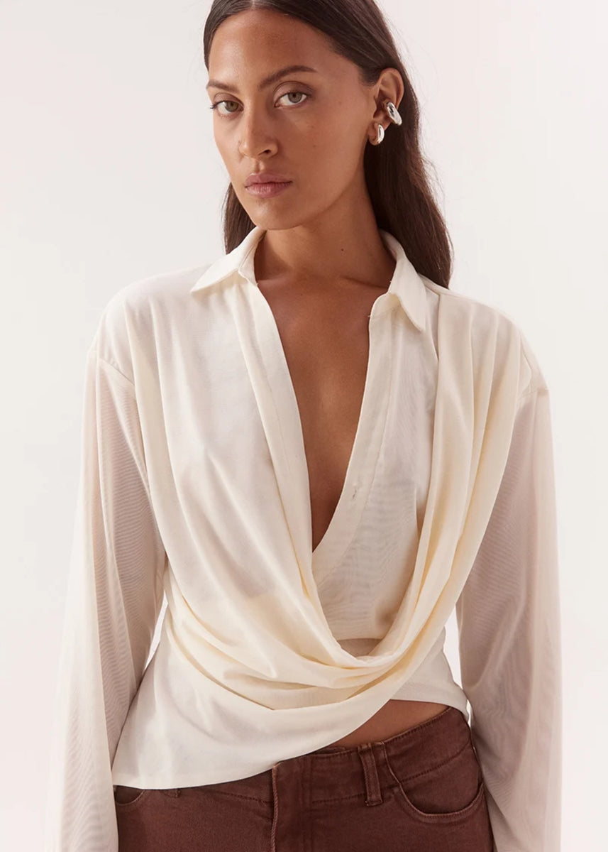 SELEN SHIRT - CHALK