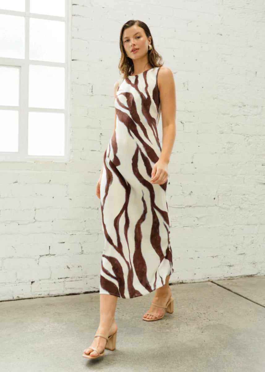 ZEBRA MAXI DRESS