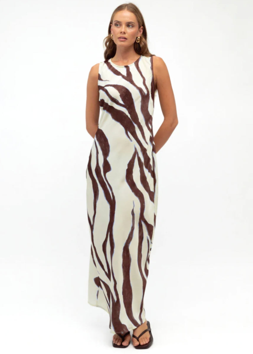 ZEBRA MAXI DRESS