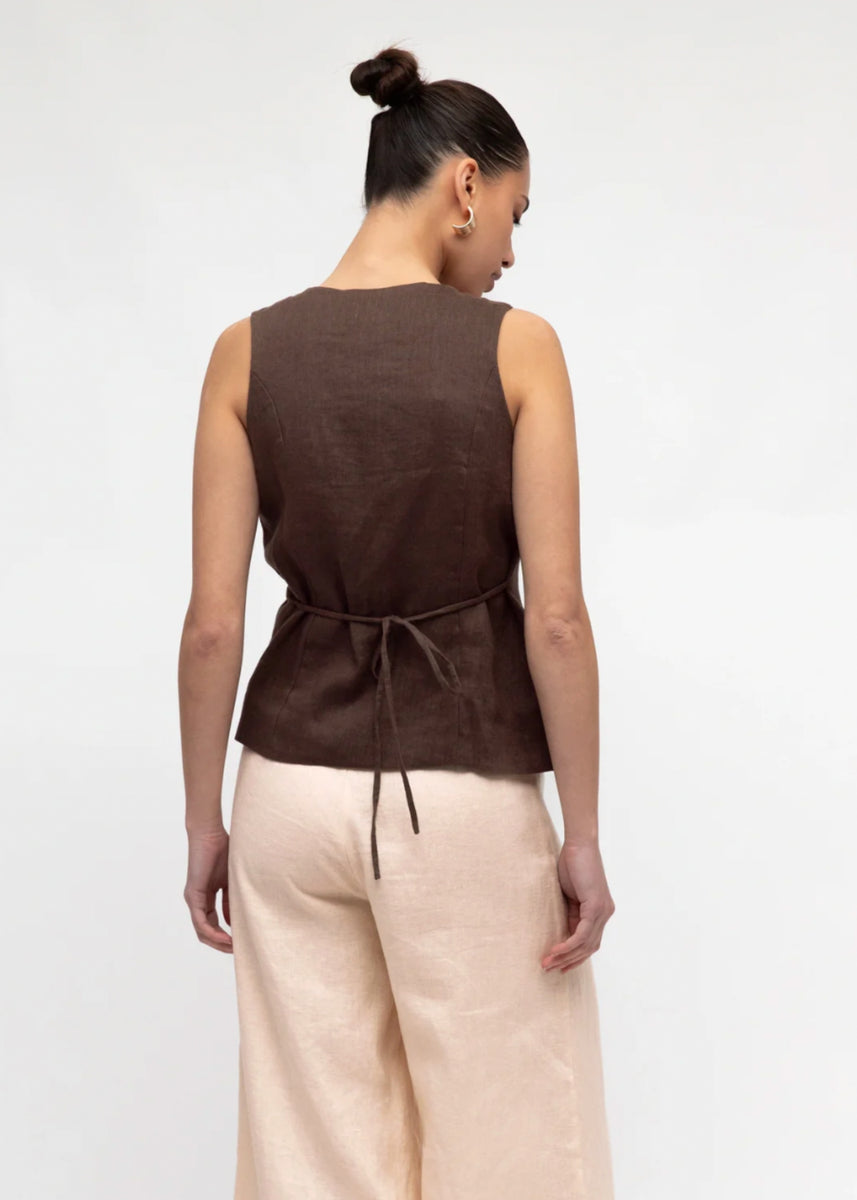 RUE VEST - CHOCOLATE