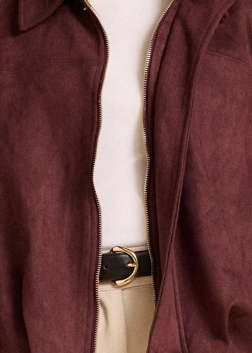 ECENUR JACKET - MERLOT