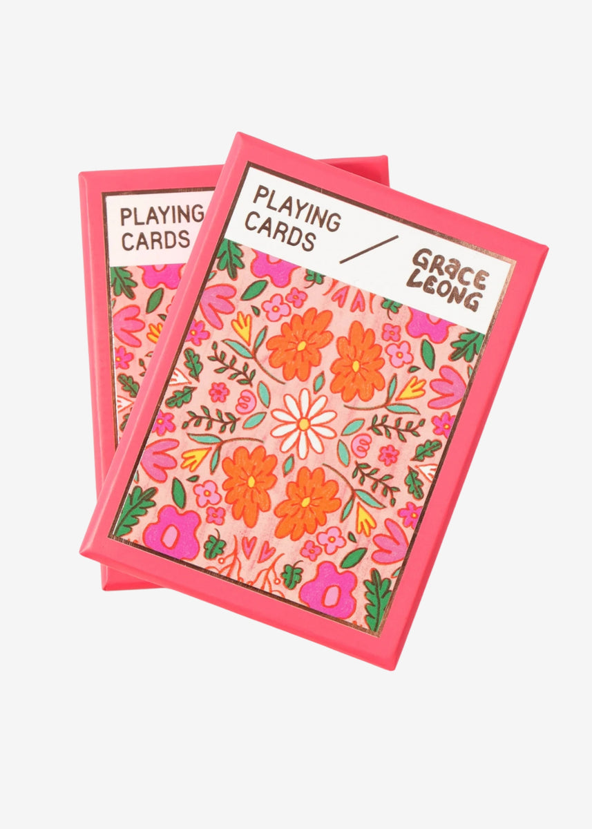 FLOWER PLUS PLAYING CARDS